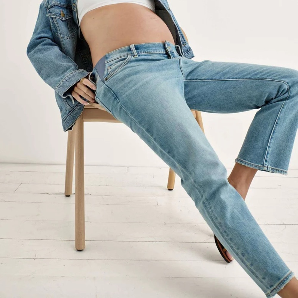 HATCH Crop Maternity Jean, size 29